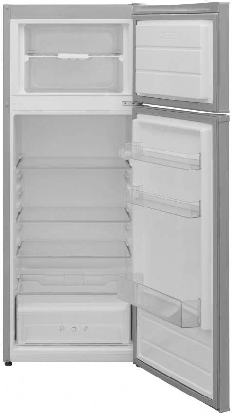 Lodowka-AMICA-FD2355.4X-E-No-Frost-145cm-Inox-otwarta-pusta.jpg