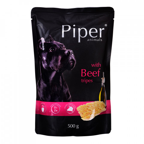 DOLINA NOTECI Piper Animals z żołądkami wołowymi - mokra karma dla psa - 500 g - Galeria zdjęcie 1
