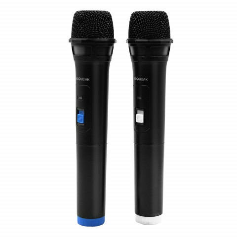 SQUEAK ZESTAW MIKROFONÓW KARAOKE VOCALDUO SQ1007 - Galeria zdjęcie 8
