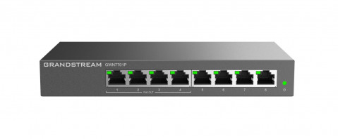 Switch Grandstream PoE GWN7701P (4x PoE do 1000Mbps; 4x do 1000Mbps) - Galeria zdjęcie 1