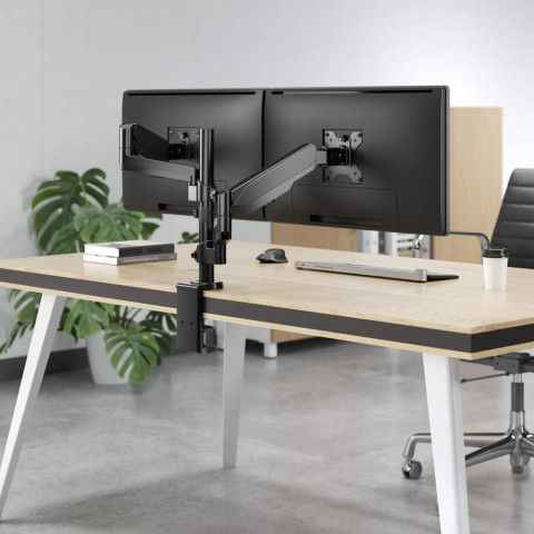 MANHATTAN RAMIĘ BIURKOWE 2X TV LED/LCD 17-32 CALE - Galeria zdjęcie 7