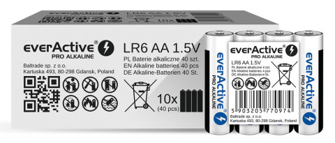 EVERACTIVE BATERIE ALKALICZNE PRO ALKALINE LR6PRO4 - Galeria zdjęcie 2