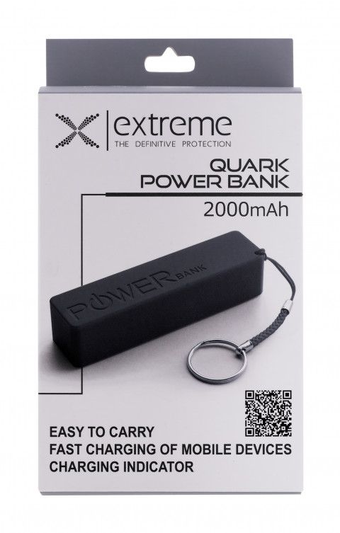 ESPERANZA POWER BANK 2000MAH QUARK CZARNY XMP101K - Galeria zdjęcie 7