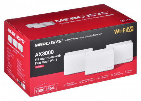 System mesh Mercusys Halo H80X(3-pack) - Galeria zdjęcie 10