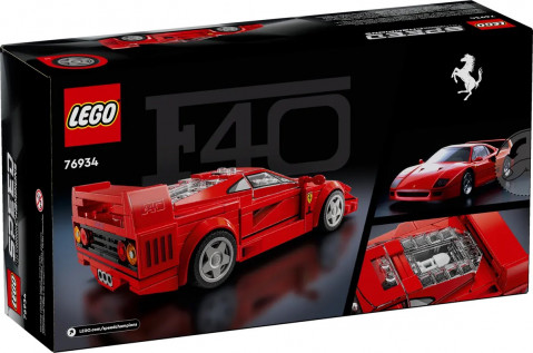 LEGO Speed Champions 76934 Supersamochód Ferrari F40 - Galeria zdjęcie 2