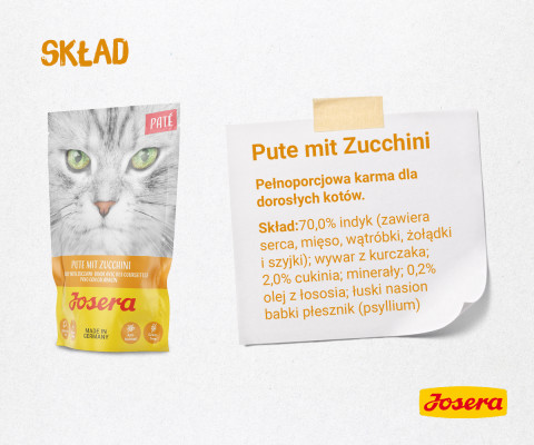 JOSERA Multipack Pate Kurczak kaczka indyk - mokra karma dla kota - 6x85 g - Galeria zdjęcie 6