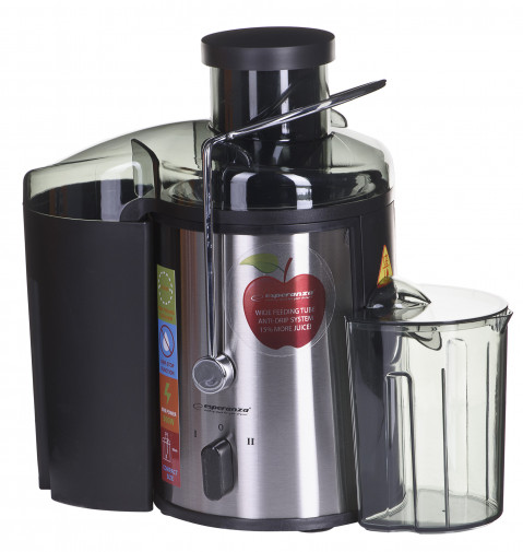 Sokowirówka Esperanza Carrot EKJ002 (500W czarny/inox) - Galeria zdjęcie 2