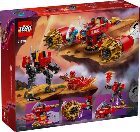 LEGO NINJAGO 71830 Burzowy jeździec-mech Kaia - Galeria zdjęcie 2