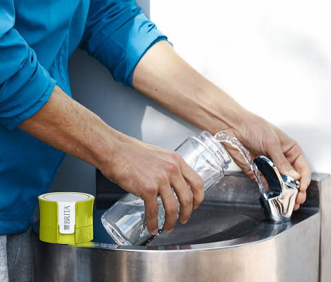 Butelka filtrująca Brita Vital 0,6l +1szt. MicroDisc (limonkowy) - Galeria zdjęcie 7