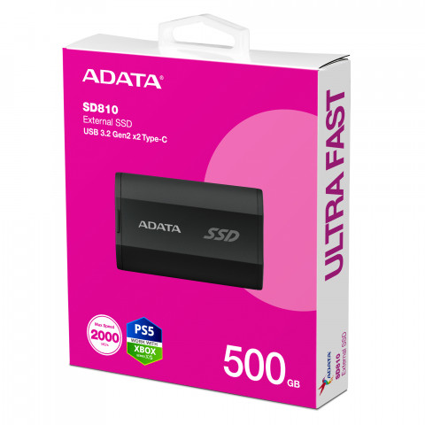 ADATA DYSK SSD SD 810 500GB BLACK - Galeria zdjęcie 6