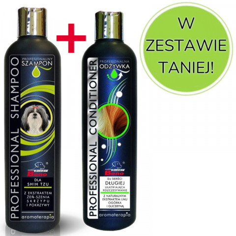 CERTECH Super Beno Professional - Szampon dla Shih Tzu 250 ml + Odżywka do sierści długiej 250 ml - Galeria zdjęcie 1