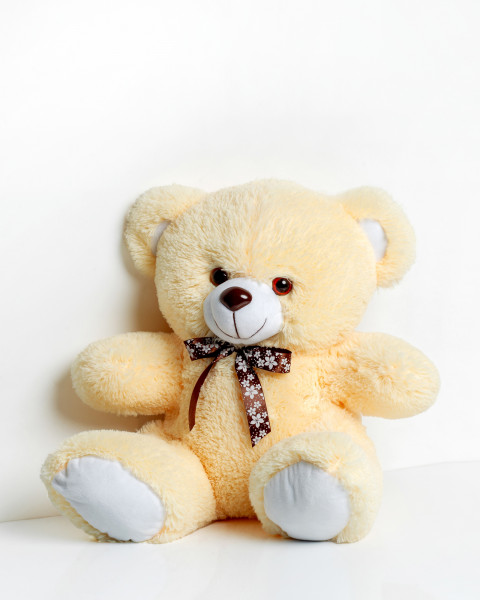 Miś TOMMY 65cm kremowy - Galeria zdjęcie 1
