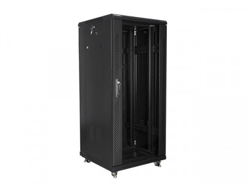 LANBERG SZAFA STOJĄCA RACK 19" 27U 600X600 CZARNA - Galeria zdjęcie 1