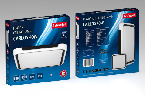 Plafon LED Activejet AJE-CARLOS 40W - Galeria zdjęcie 6