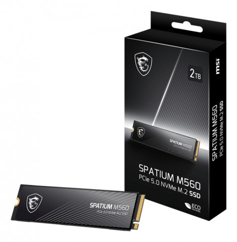 Dysk SSD MSI SPATIUM M560 1TB PCIe 5.0 NVMe 2.0 M.2 2280 (S78-440L0F0-P83) - Galeria zdjęcie 5