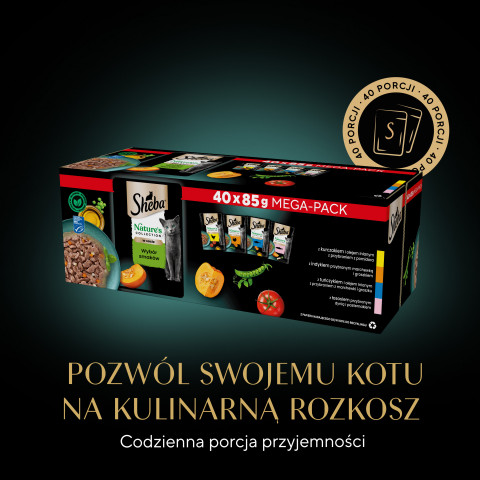 SHEBA Nature's Collection Mix - mokra karma dla kota - 40x85 g - Galeria zdjęcie 3
