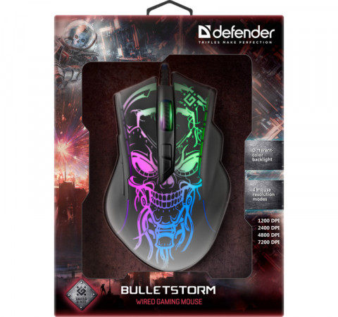 DEFENDER MYSZ PRZEWODOWA BULLETSTORM GM-928 52928 - Galeria zdjęcie 5