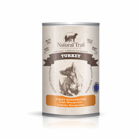 NATURAL TRAIL Indyk - mokra karma dla psa - 400g - Galeria zdjęcie 1
