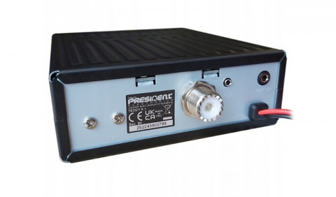 CB Radio PRESIDENT Teddy II+ 12/24V + ASC 7 kolorów AM/FM - Galeria zdjęcie 3