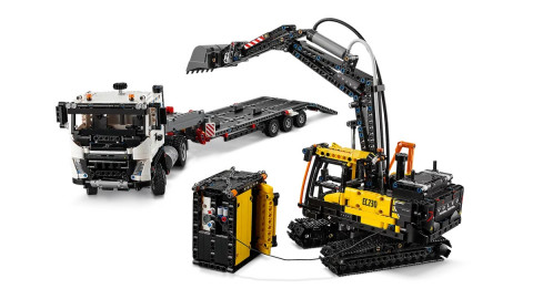 LEGO Technic 42175 Ciężarówka Volvo FMX i koparka EC230 Electric - Galeria zdjęcie 6