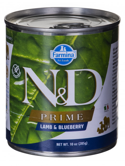 FARMINA N&D Prime Lamb & Blueberry Adult - mokra karma dla psa - 2x285 g + 1 Gratis! - Galeria zdjęcie 6