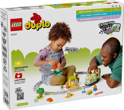 LEGO DUPLO TOWN 10427 Most i Tory Kolejowe - Zestaw Rozszerzający - Galeria zdjęcie 2
