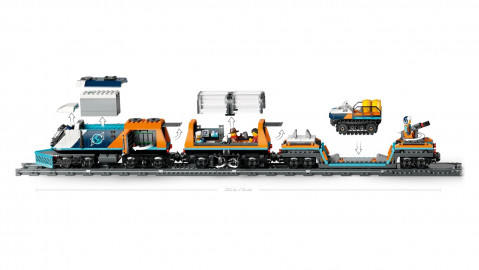 LEGO CITY 60470 TRAINS EXPLORERS' ARCTIC POLAR EXPRESS TRAIN - Galeria zdjęcie 5