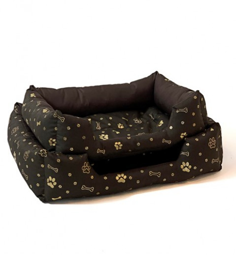 GO GIFT Kostka Legowisko dla psa XXL - brązowy - 90x63x16 cm - Galeria zdjęcie 6