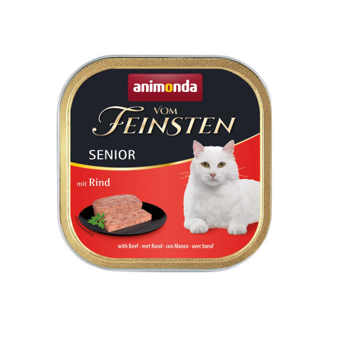 ANIMONDA Vom Feinsten Senior Wołowina - mokra karma dla kota - 100g - Galeria zdjęcie 1