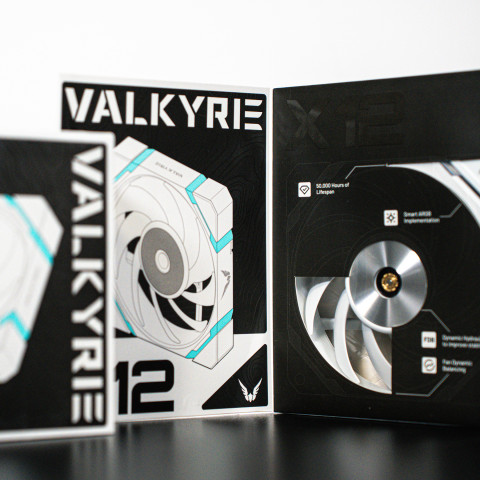 Wentylator Valkyrie X12 ARGB White (VK-FANX12FW) - Galeria zdjęcie 3