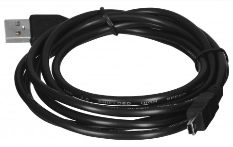 Kabel usb-mini 5pin 1.8m (canon) hq ccp-usb2-am5p-6 - Galeria zdjęcie 2