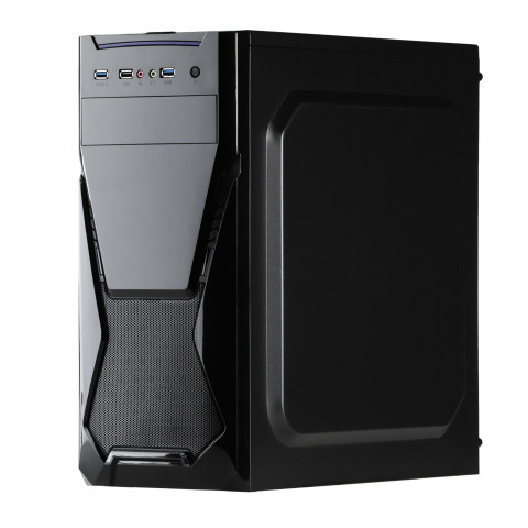 Obudowa microATX Akyga AK13BK Czarny + czerwone wnętrze USB 3.0 - Galeria zdjęcie 2