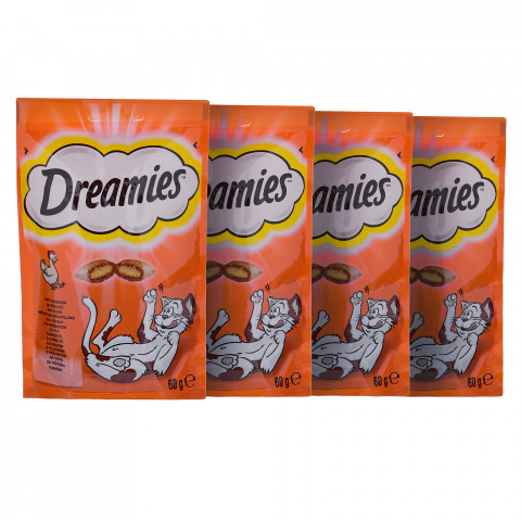 DREAMIES Variety Snack Box - przysmak dla kota - 12x60 g - Galeria zdjęcie 3