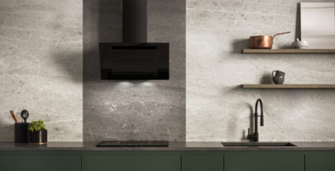 Okap MAAN Vertical Eco Duo Glass czarny front szkło 60 cm szer. - Galeria zdjęcie 5