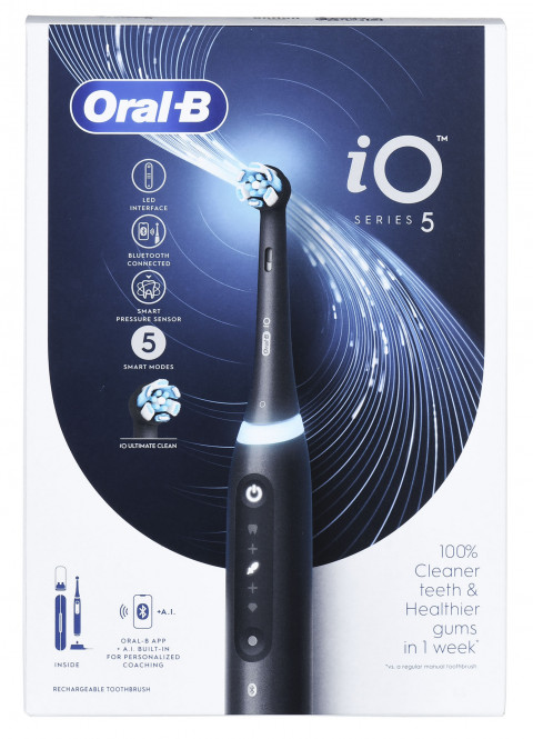 Braun Oral-B Szczoteczka elektryczna iO5 Matt Black - Galeria zdjęcie 17