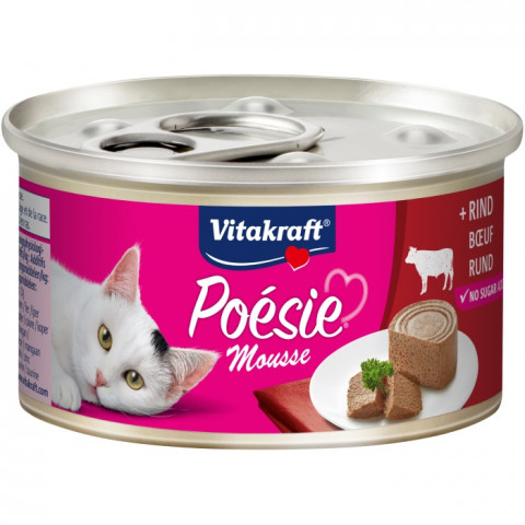 VITAKRAFT Poésie Mousse Wołowina - mokra karma dla kota - 85 g - Galeria zdjęcie 1
