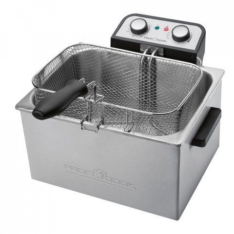 Frytkownica Profi Cook PC-FR 1038 (4l 3000W srebrna) - Galeria zdjęcie 2