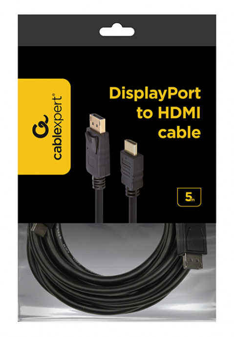 GEMBIRD KABEL DISPLAYPORT M -> HDMI M 5M - Galeria zdjęcie 9