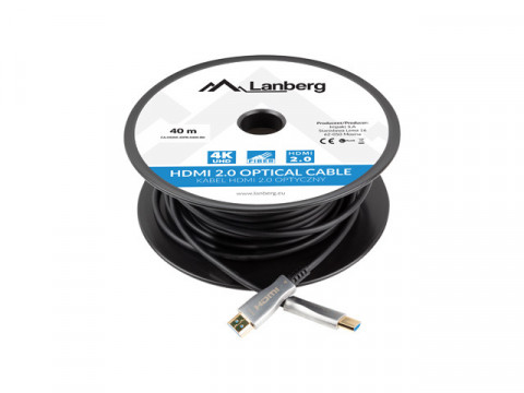 LANBERG KABEL HDMI M/M V2.0 40M OPTYCZNY AOC - Galeria zdjęcie 1