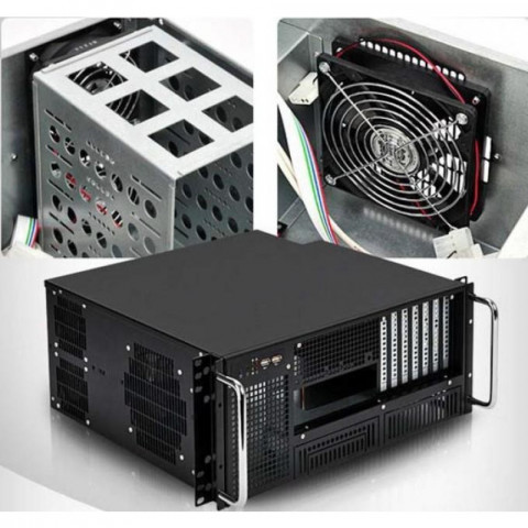 TECHLY OBUDOWA PC ATX RACKOWA 19 CALI 4U CZARNA 30 - Galeria zdjęcie 8