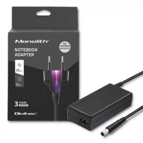 Qoltec zasilacz do dell 90w 19.5v 4.62a 7.4*5.0+pin 50085.90w - Galeria zdjęcie 5