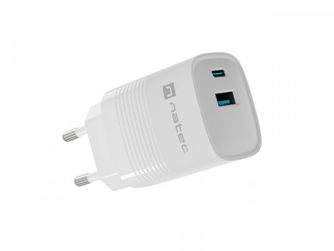 NATEC ŁADOWARKA RIBERA GAN 1X USB-A + 1X USB-C 30W - Galeria zdjęcie 2