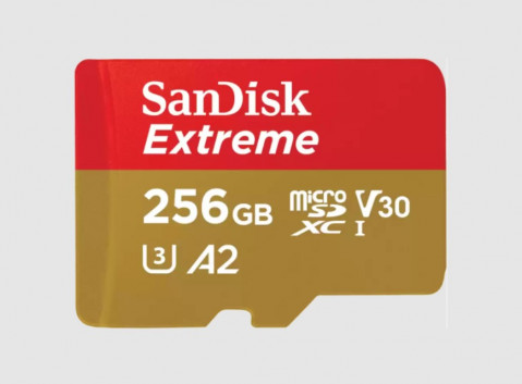 SANDISK EXTREME microSDXC 256 GB 190/130 MB/s - Galeria zdjęcie 1