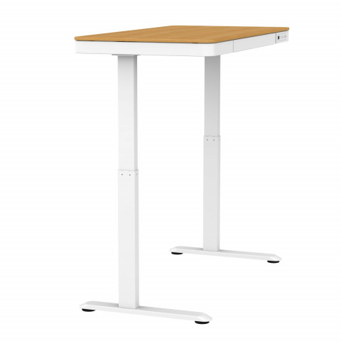 Biurko ACTIVEJET z elektryczną regulacją wysokości 140x70 ET119W-C biały/dąb - Galeria zdjęcie 19