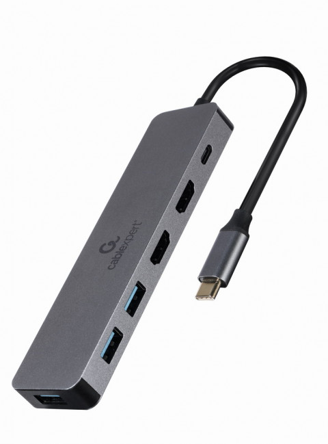 GEMBIRD MULTI ADAPTER USB TYP-C 3W1 15CM - Galeria zdjęcie 2