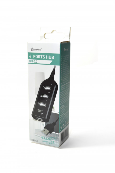 VAKOSS HUB USB 2.0 4 PORTY TC-4502X - Galeria zdjęcie 5