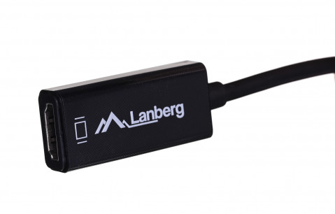Lanberg adapter mini Displayport(M)->HDMI(F) na kablu - Galeria zdjęcie 3