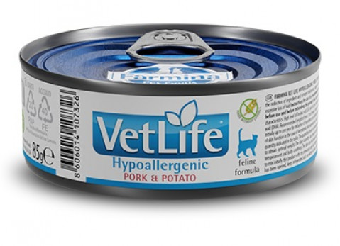 FARMINA Vet Life Hypoallergenic Pork & Potato - mokra karma dla kota - 85 g - Galeria zdjęcie 1