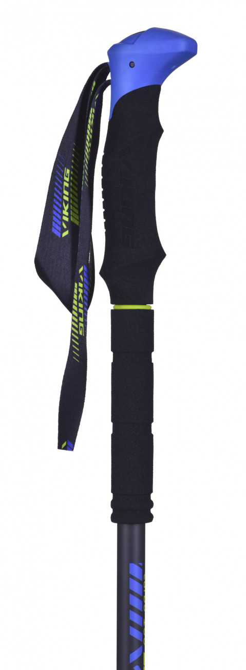 Kije Viking Carbo Lite Trekking 65-135 cm czarno/limonkowe - Galeria zdjęcie 5