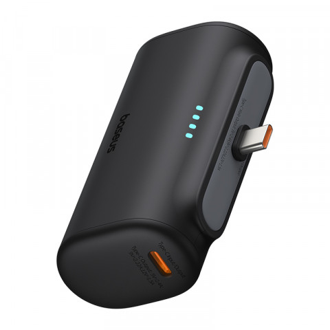 Powerbank Baseus Compact 5000mAh USB-C (czarny) - Galeria zdjęcie 4